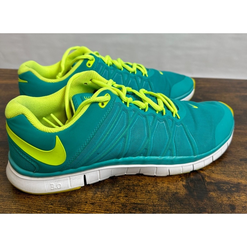 Nike Free Trainer 3.0 Turbo Green Volt Mens Training Shoes Size 11.5 *No Insoles - Picture 7 of 11
